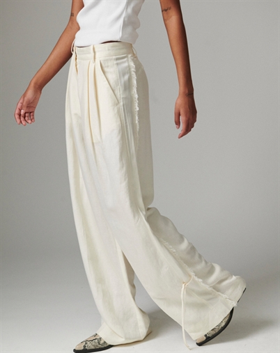 Day Birger et Mikkelsen - Belle Contrast Linen Bukser - Jet Stream